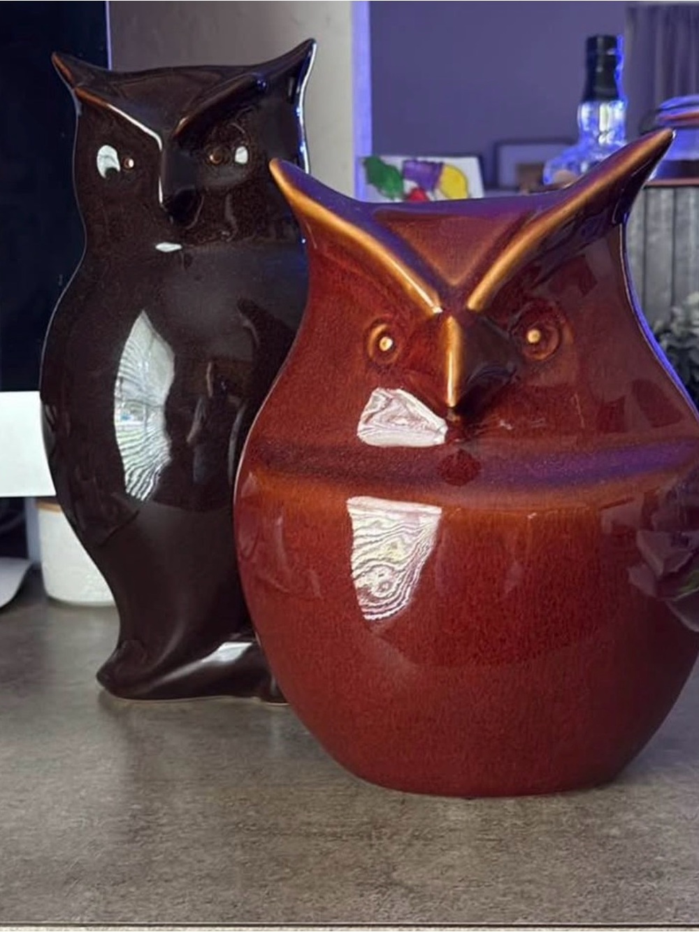 Ceramic Owl Set